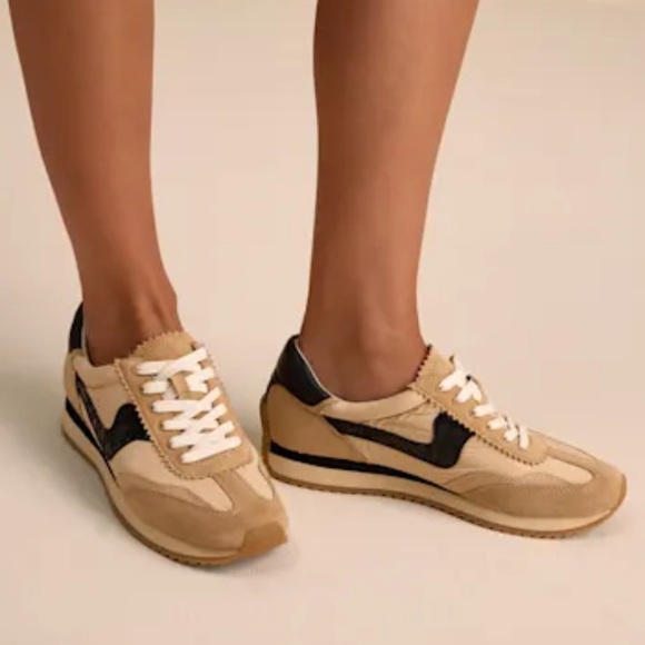 Dolce Vita Shoes - Dolce Vita B.Ntcd Tan Multi Leather Nylo Sneakers women size 9 New